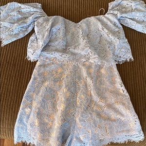 Cute lace romper